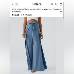 Halara Tie Front Palazzo